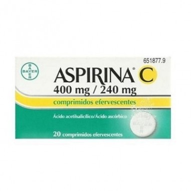 ASPIRINA C 400/240 MG 20 COMPRIMIDOS...