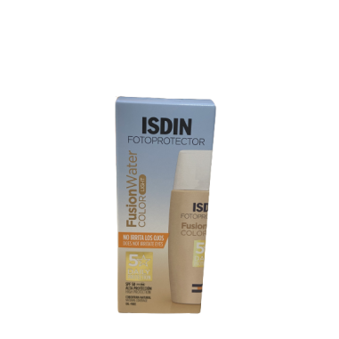 FOTOPROTECTOR ISDIN SPF 50 FUSION WATER COLOR  1 ENVASE 50 ML LIGHT