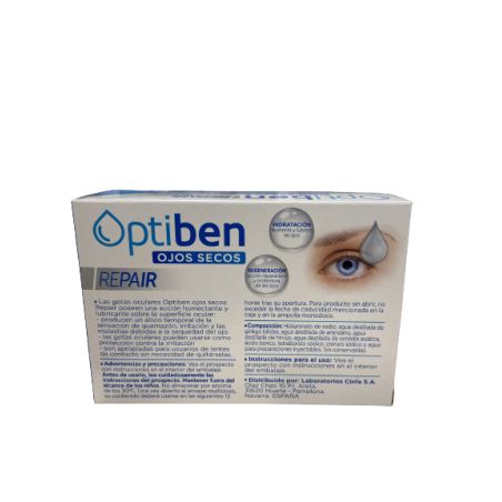 Optiben Ojos Secos Repair 20 Monodosis